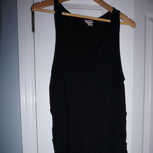 Black, Light Weight Tank Dress